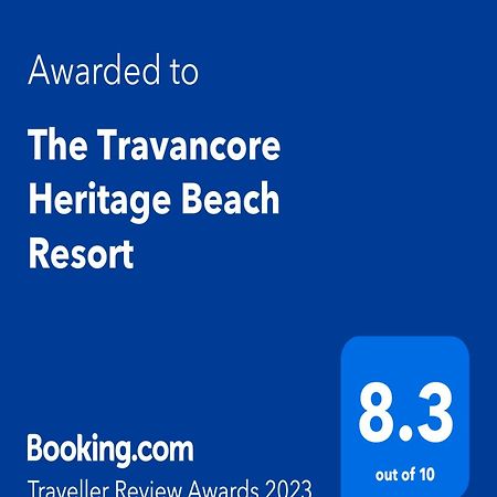 The Travancore Heritage Beach Resort Ковалам Екстериор снимка