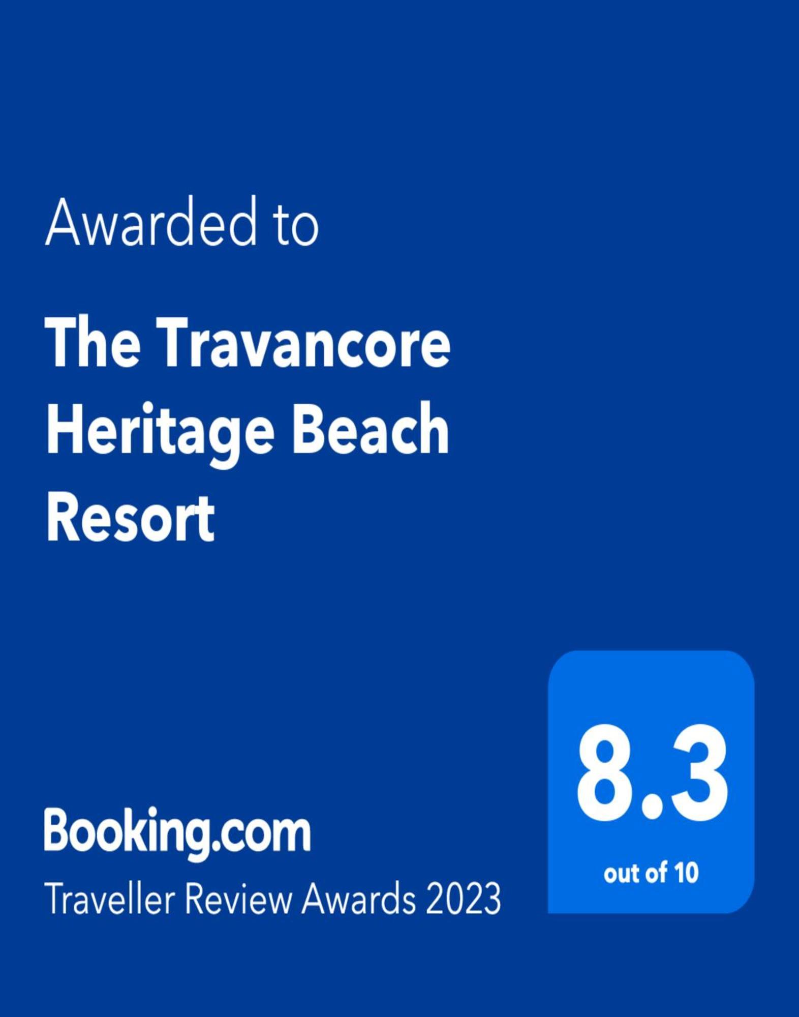 The Travancore Heritage Beach Resort Ковалам Екстериор снимка